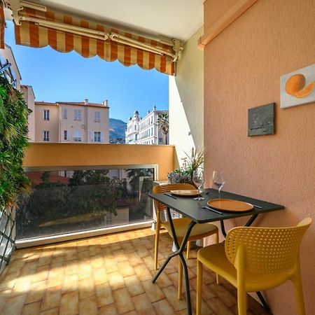 "Charmant Studio" Plein Centre, Calme, Terrasse Menton Extérieur photo