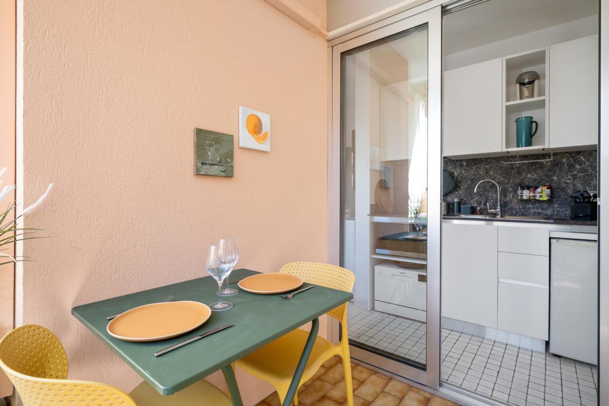 "Charmant Studio" Plein Centre, Calme, Terrasse Menton Extérieur photo