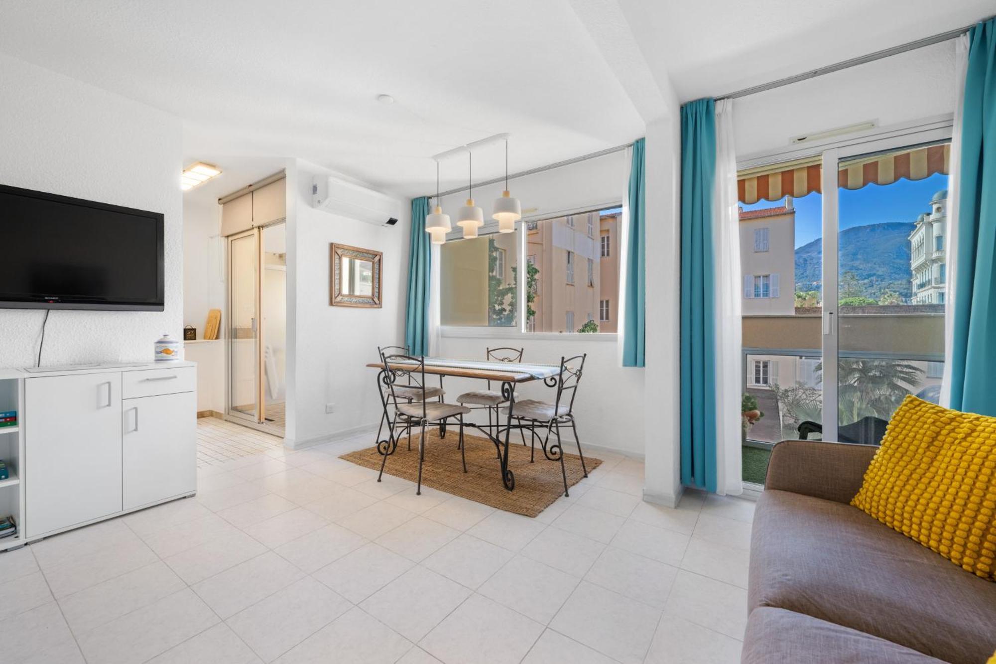 "Charmant Studio" Plein Centre, Calme, Terrasse Menton Extérieur photo