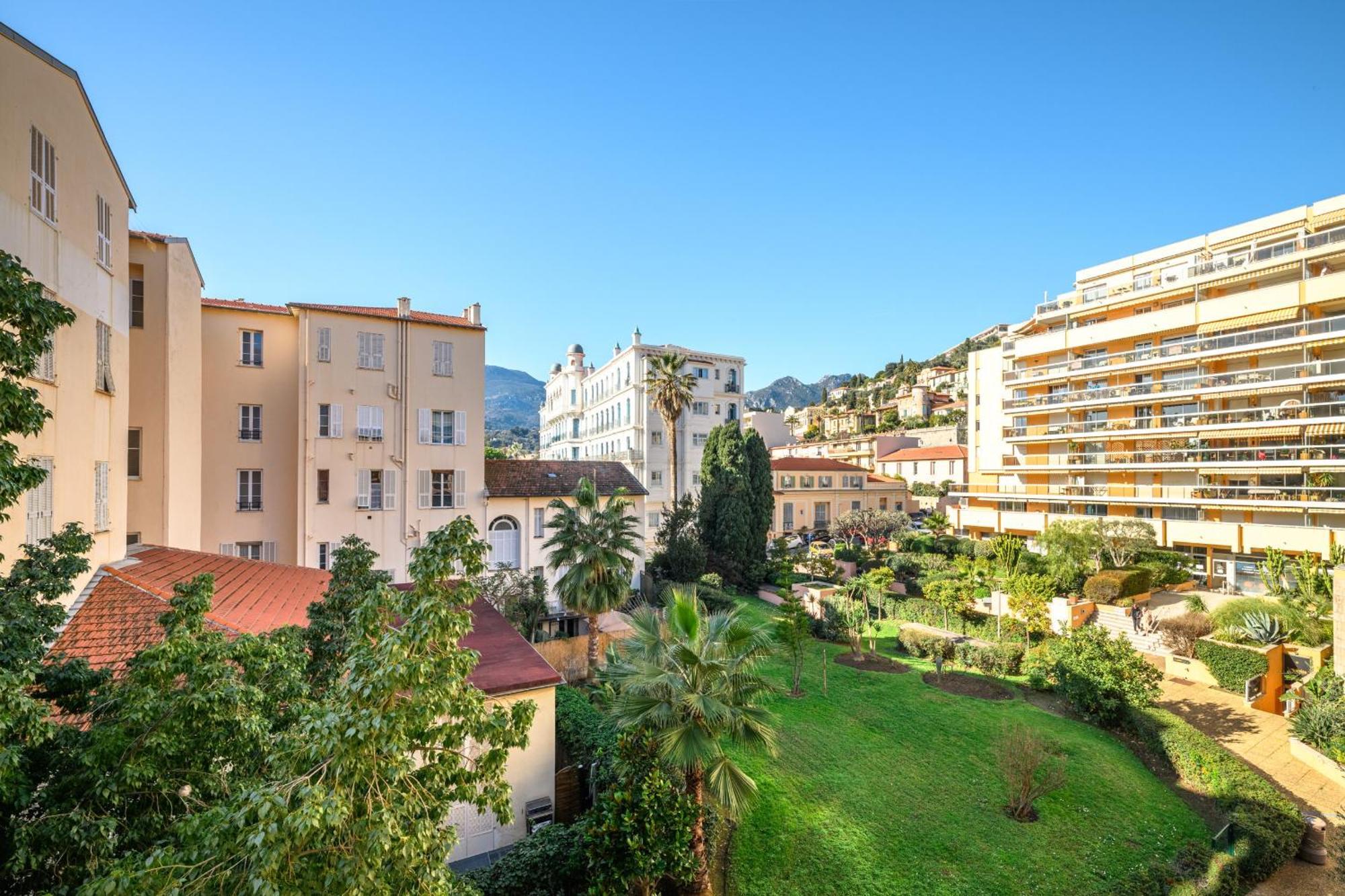 "Charmant Studio" Plein Centre, Calme, Terrasse Menton Extérieur photo