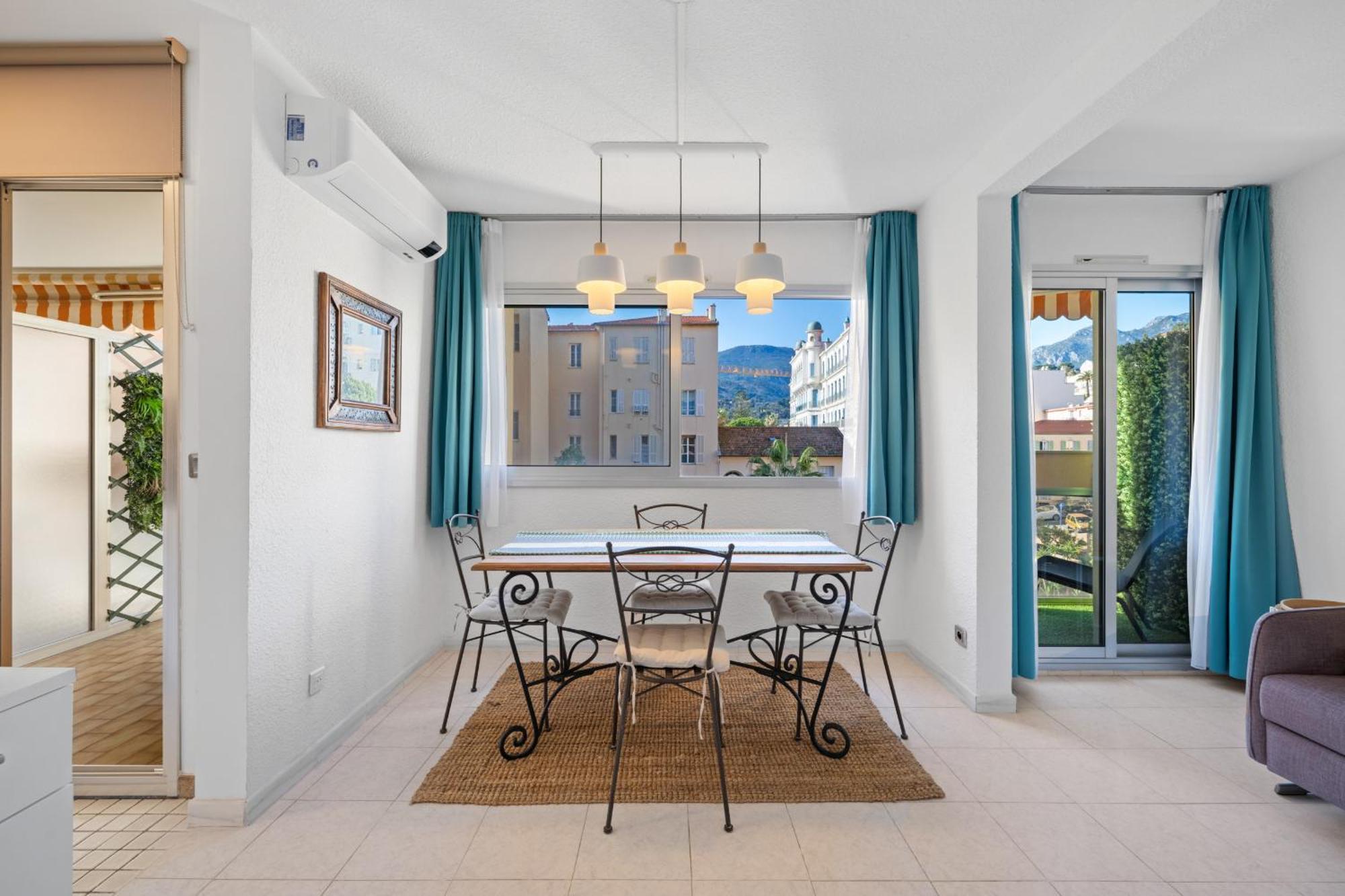 "Charmant Studio" Plein Centre, Calme, Terrasse Menton Extérieur photo
