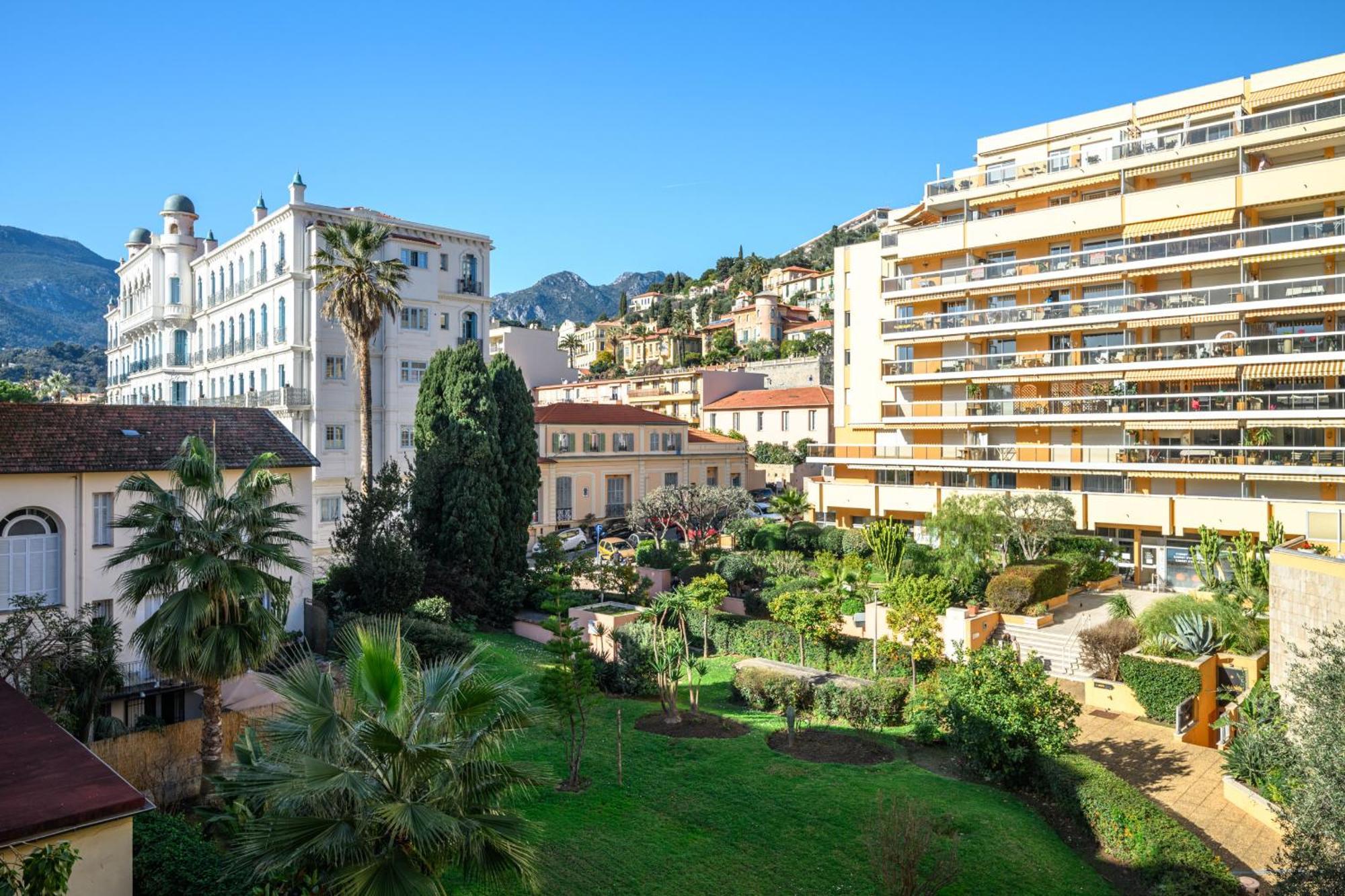 "Charmant Studio" Plein Centre, Calme, Terrasse Menton Extérieur photo